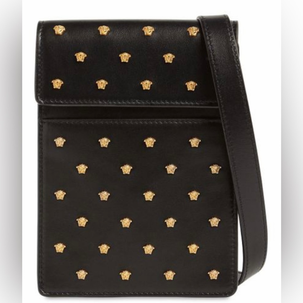 Versace Medusa studded UNISEX Rockstar leather bag NEW (AUTHENTIC)